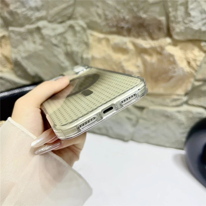 For iPhone 17 Pro Max Magnetic Case IMD Sparkling Decor TPU + PC Phone Cover - Green - 5