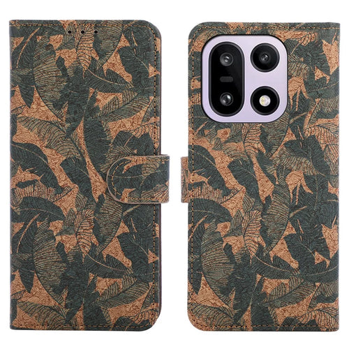 For OnePlus 15 5G Leather Wallet Case Bohemian-style TPU PU Phone Cover with Stand - Autumn Leaves - 1