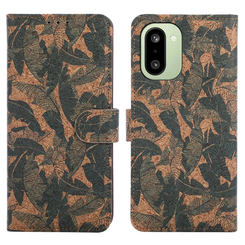 For OnePlus 15R 5G Leather Wallet Case Bohemian-style TPU PU Phone Cover with Stand - Autumn Leaves - 1