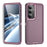 For Samsung Galaxy S26+ Case PC + Silicone + EVA Drop Protection Phone Cover -  Purple + Pink - 1