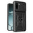 AMORUS For OnePlus 15R 5G Case Kickstand PC + TPU Phone Cover with Camera Lens Slider - Black - 1