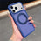 For iPhone 18 Pro / 17 Pro Magnetic Case with Rotating Kickstand TPU PC Skin Touch Phone Cover - Blue - 1