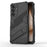 For Samsung Galaxy A16 5G  /  A16 4G Case PC + TPU Shockproof Phone Cover with Kickstand - Black - 1