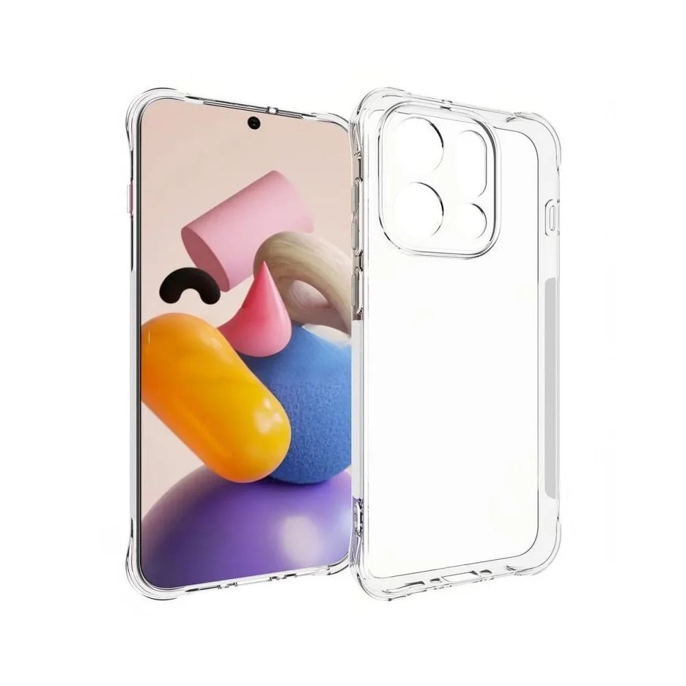 WANLONFENG For Oppo Find X9 5G Case  WL Series 2.0mm TPU Phone Cover with Tempered Glass Film - Transparent - 2