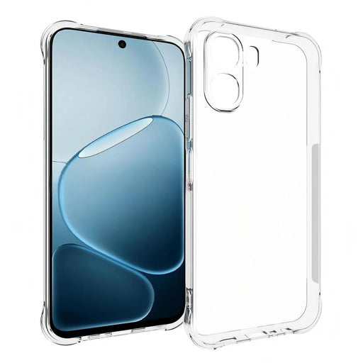 WANLONFENG For Oppo A6x 5G / Oppo A6x 4G Case  WL Series 2.0mm TPU Phone Cover with Tempered Glass Film - Transparent - 2