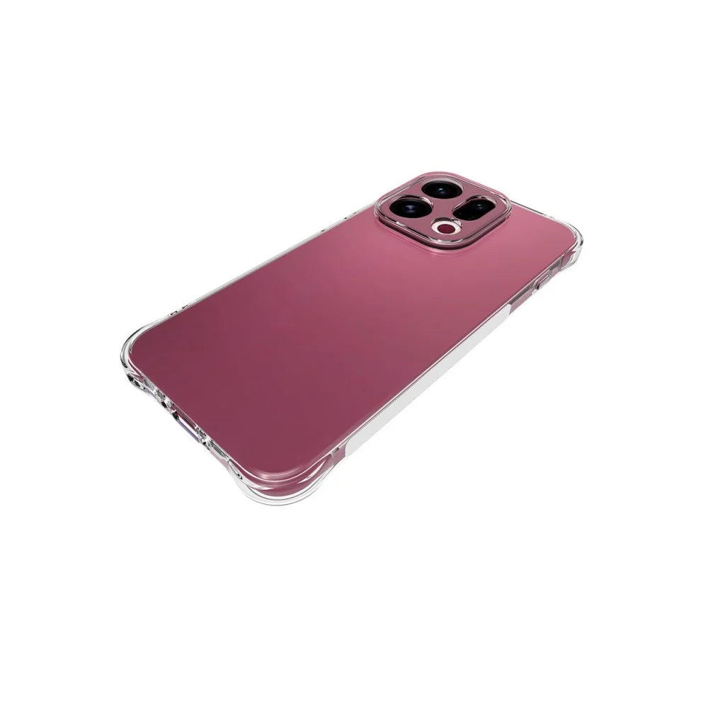 WANLONFENG For Oppo Find X9 5G TPU Case  WL2 Series 2.0mm Phone Cover with 2Pcs Tempered Glass Films - Transparent - 4