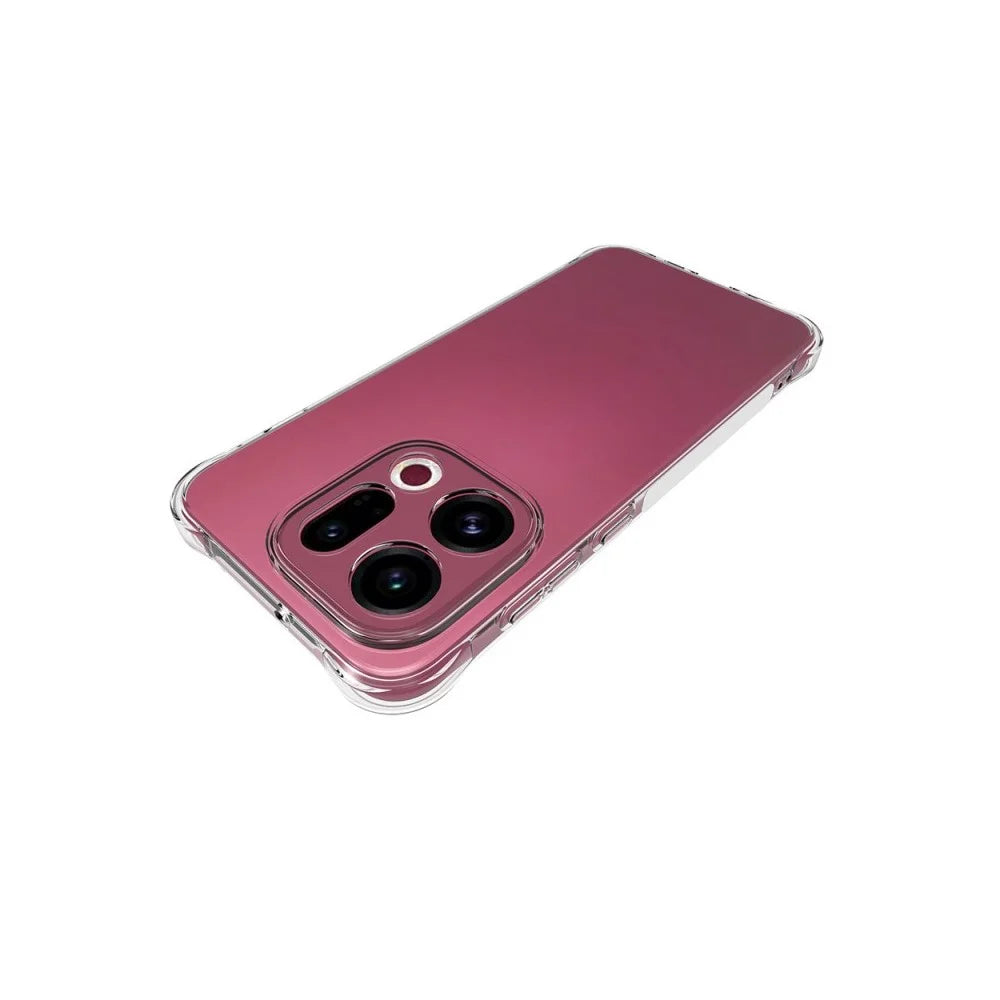 WANLONFENG For Oppo Find X9 5G TPU Case  WL2 Series 2.0mm Phone Cover with 2Pcs Tempered Glass Films - Transparent - 5