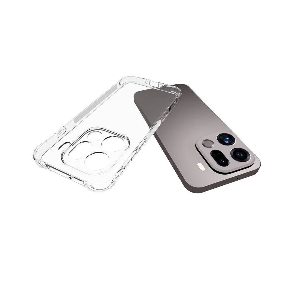 WANLONFENG For Oppo Find X9 Pro 5G TPU Case  WL2 Series 2.0mm Phone Cover with 2Pcs Tempered Glass Films - Transparent - 3