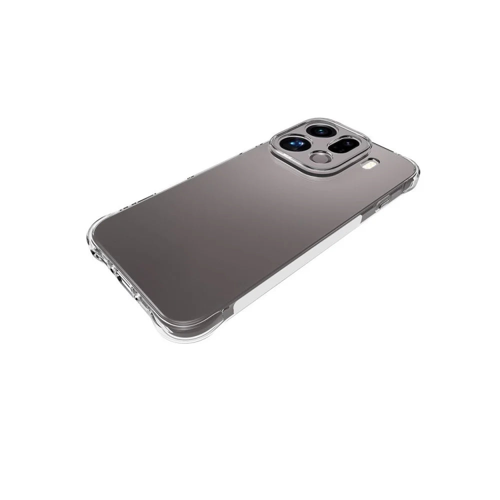 WANLONFENG For Oppo Find X9 Pro 5G TPU Case  WL2 Series 2.0mm Phone Cover with 2Pcs Tempered Glass Films - Transparent - 5