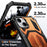 For iPhone 15 Magnetic Case TPU + PC Kickstand Phone Cover Drop Protection -  Orange - 5