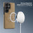 For Samsung Galaxy S26 Ultra Magnetic Case Leather Back Phone Cover - Desert Gold - 3