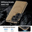 For Samsung Galaxy S26 Ultra Magnetic Case Leather Back Phone Cover - Desert Gold - 4