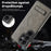 For Samsung Galaxy S26 Ultra Magnetic Case with Folded Kickstand PC Silicone Leather Phone Back Cover - Titanium Grey - 4