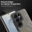 For Samsung Galaxy S26 Ultra Magnetic Case with Folded Kickstand PC Silicone Leather Phone Back Cover - Titanium Grey - 5