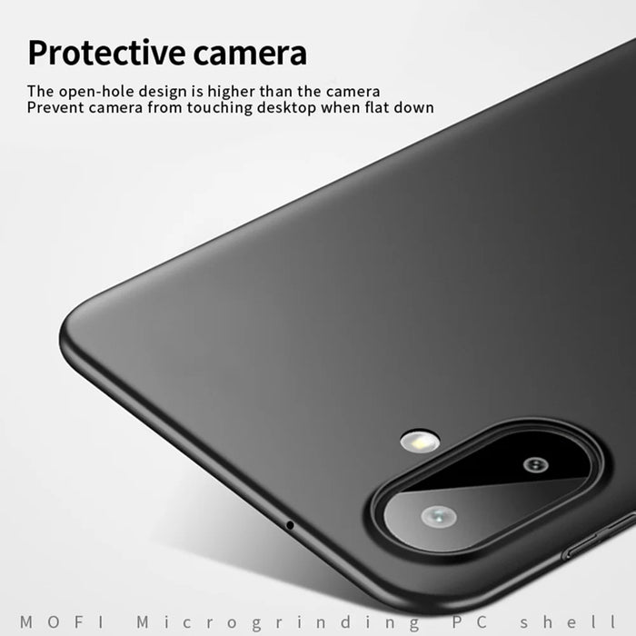 MOFI For Samsung Galaxy A07 4G Phone Case  Shield Matte Series Ultra Slim PC Protective Cover - Black - 2