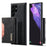 DG.MING M2 Series Protective Case for Samsung Galaxy S23 Ultra Detachable Wallet Phone Case Anti-Drop Shockproof Cover with Kickstand - Black - 1