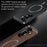 For Samsung Galaxy A57 5G Case PU TPU PC Phone Back Cover with Metal Lens Frame - Black - 5