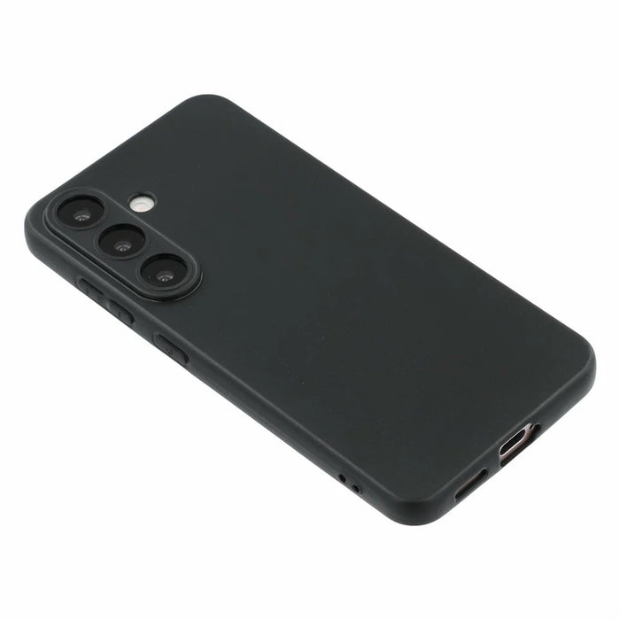 25Pcs For Samsung Galaxy S26 Case 1.2mm TPU Matte Phone Cover - Black - 4