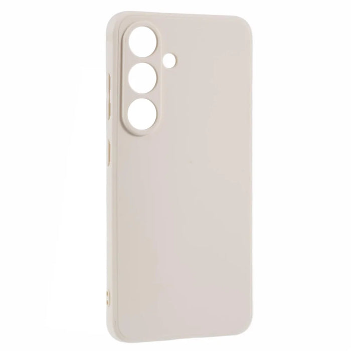 For Samsung Galaxy S26 Case Precise Cutouts Straight Edge TPU Shockproof Phone Cover - White - 3