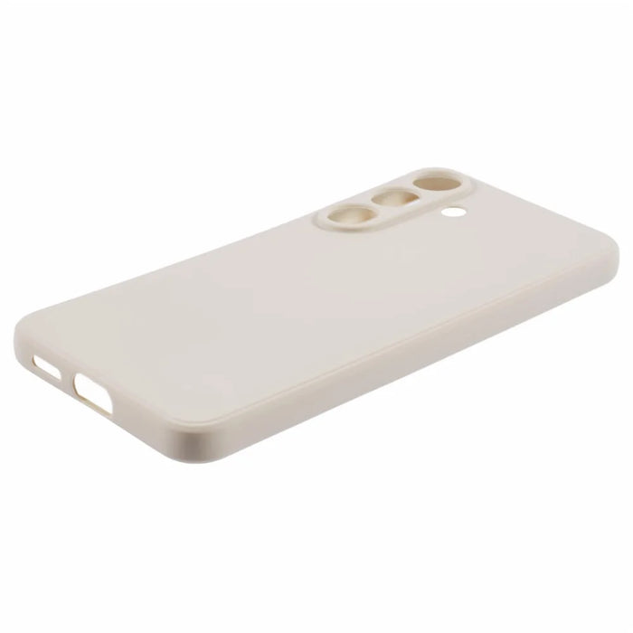 For Samsung Galaxy S26 Case Precise Cutouts Straight Edge TPU Shockproof Phone Cover - White - 4