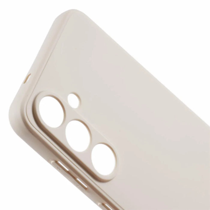 For Samsung Galaxy S26 Case Precise Cutouts Straight Edge TPU Shockproof Phone Cover - White - 5