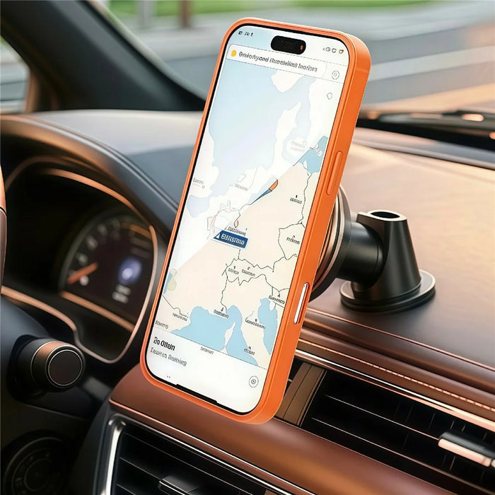 For iPhone 15 Pro Max Magnetic Case Rotary Kickstand Skin Touch PC + TPU Phone Cover Support Wireless Charging - Grey - 3