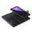 DG.MING For Samsung Galaxy S23 Ultra Detachable Magnetic Case Split Leather Phone Wallet Stand Protective Cover - Black - 5
