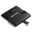DG.MING For Samsung Galaxy S23 Ultra Detachable Magnetic Case Split Leather Phone Wallet Stand Protective Cover - Black - 6