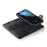 DG.MING For Samsung Galaxy S23+ Split Leather Stand Phone Case Stand Feature Magnetic Clasp Cover - Black - 5