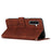 For Samsung Galaxy A57 5G Stand Case PU Leather Phone Cover Imprinted Heart Pattern - Brown - 2