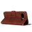 For Google Pixel 10a Stand Case PU Leather Phone Cover Imprinted Heart Pattern - Brown - 2
