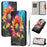 For Samsung Galaxy A57 5G Wallet Case Pattern Printing PU Leather Phone Cover with Lanyard - Sunflower - 4