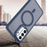 For Samsung Galaxy S25 FE Magnetic Case Foldable Kickstand Matte PC + TPU Phone Cover - Blue - 5