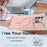For Samsung Galaxy A35 5G Magnetic Case Foldable Kickstand Matte PC + TPU Phone Cover - Pink - 2