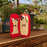 For iPhone 18 Pro / 17 Pro Case Flip Mirror Apple-Shaped Shockproof Silicone Phone Back Cover - 5