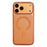 For iPhone 17 Pro Case Compatible with MagSafe Shockproof TPU + PC Clear Phone Back Cover - Orange - 1