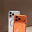 For iPhone 17 Pro Case Compatible with MagSafe Shockproof TPU + PC Clear Phone Back Cover - Orange - 5