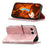 For T-Mobile REVVL 8 Case with Strap Butterfly Pattern PU Leather Wallet Phone Cover - Rose Gold - 3