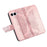 For T-Mobile REVVL 8 Case with Strap Butterfly Pattern PU Leather Wallet Phone Cover - Rose Gold - 4