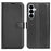 For Samsung Galaxy S26+ Case Wallet Stand Litchi Texture Shockproof Leather Phone Cover - Black - 1