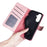 For Samsung Galaxy S26+ Wallet Case Leather Phone Cover Splicing Color - Pink - 4