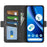 For Google Pixel 10a Case Calf Texture Leather Wallet Phone Cover - Black - 2