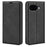 For Google Pixel 10a Case Skin Touch Leather Wallet Phone Cover - Black - 1