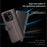 For OnePlus 15 5G Case Genuine Split Leather Phone Cover with Wallet Stand - Brown - 6
