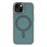 For iPhone 15 Magnetic Case TPU + Acrylic Hybrid Phone Shell - Grey - 3