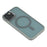 For iPhone 15 Magnetic Case TPU + Acrylic Hybrid Phone Shell - Grey - 4