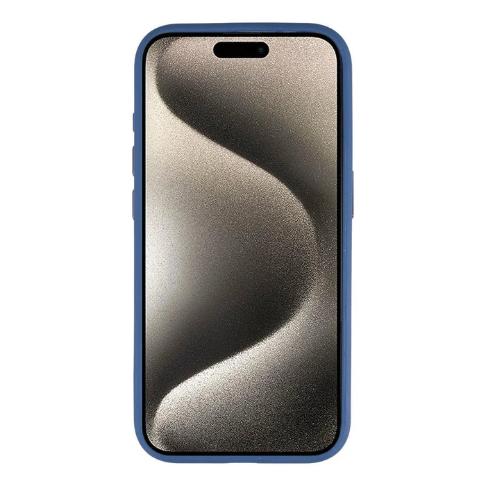 For iPhone 15 Pro Max Magnetic Case TPU + Acrylic Hybrid Phone Shell - Blue - 2