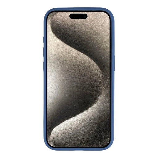 For iPhone 15 Pro Magnetic Case TPU + Acrylic Hybrid Phone Shell - Blue - 2