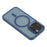 For iPhone 15 Pro Magnetic Case TPU + Acrylic Hybrid Phone Shell - Blue - 5