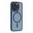For iPhone 14 Pro Magnetic Case TPU + Acrylic Hybrid Phone Shell - Blue - 1